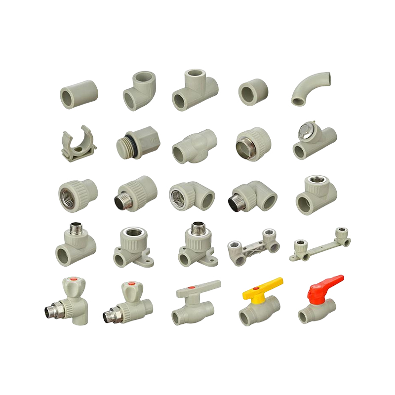 PPR Pipe Fittings Grey